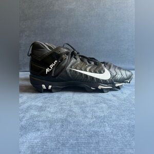 Nike Fastflex Alpha Black Lace Up Low Top Football Cleats Men’s SZ 14 Athletic